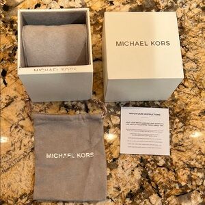 Michael Kors Watch Box and Pouch Set